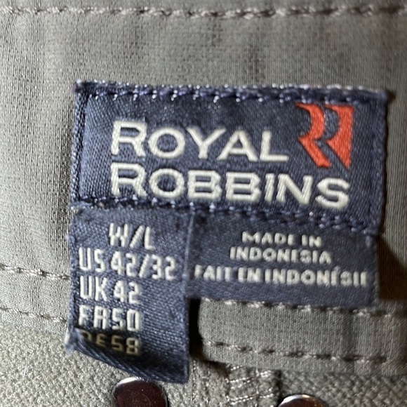 Royal Robbins Hiking Pants Size 42/32 - Picture 5 of 10